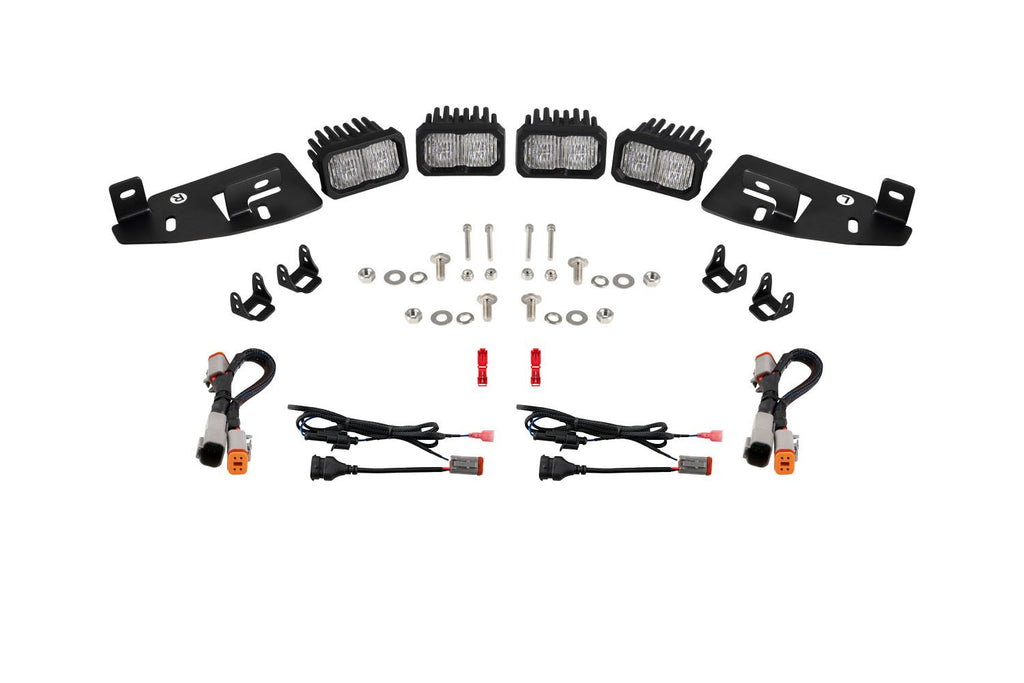 Diode Dynamics Stage Series Fog Pocket Kit for 2019-2024 Ram 1500 w/ OEM LEDs