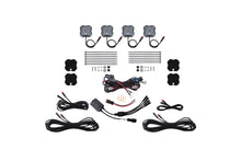 Load image into Gallery viewer, Diode Dynamics Stage Series RGBW LED Rock Light Kit (4-pack) With RGBW Controller and Magnetic Mounts