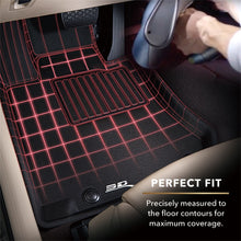 Load image into Gallery viewer, 3D MAXpider 2012-2020 Dodge Durango Kagu 1st &amp; 2nd Row Floormats - Black