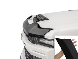 WeatherTech 18-26 Jeep Wrangler/21-25 Jeep Wrangler 4xe Hood Protector - Matte Black