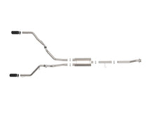 Load image into Gallery viewer, aFe 21-26 Ford F150 Tremor Vulcan Series 3IN 304SS Cat-Back Exhaust Dual Rear Exit w/Black Tip