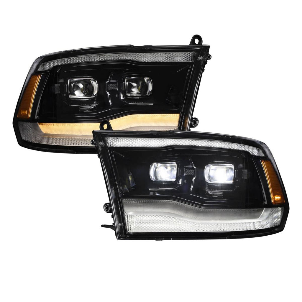 2009-2018 Ram 1500/2500/3500 LED Projector Headlights (pair)