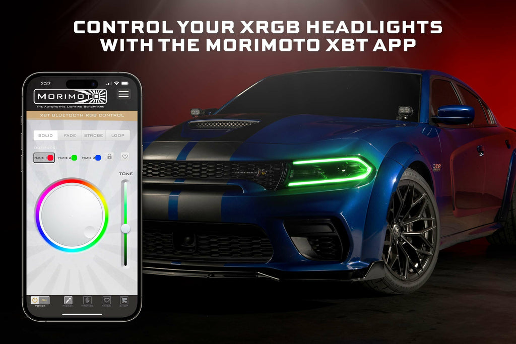Morimoto XRGB LED Headlights: 15-23 Dodge Charger (Set)