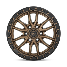 Load image into Gallery viewer, FUEL OFF ROAD REBEL 20X10 6X5.5 106.1 ZDB -18 / MATTE BRONZE WITH BLACK BEAD RING