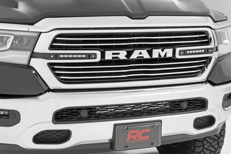 Rough Country Ram 1500 2WD/4WD (19-24) Dual 6in LED Grille Kit