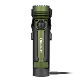 Seeker 4 Pro High Power Flashlight (OD Green, Cool White Color Temperature)