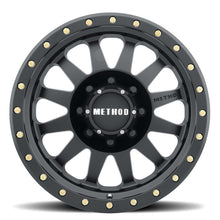 Load image into Gallery viewer, Method MR304 Double Standard 20x10 -18mm Offset 8x170 130.81mm CB Matte Black Wheel