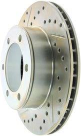 StopTech Select Sport 95-04 Toyota Tacoma Slotted and Drilled Right Front Rotor