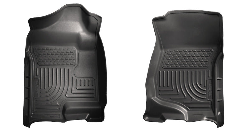 Husky Liners 07-14 Cadillac Escalade ESV/EXT Weatherbeater Black Front Floor Liners