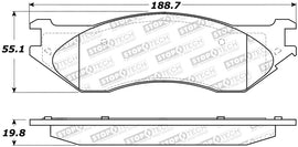 StopTech Sport Brake Pads w/Shims and Hardware - Front