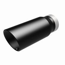 Load image into Gallery viewer, MagnaFlow Tip Stainless Black Coated Single Wall Round Single Outlet 5in Dia 4in Inlet 13in L
