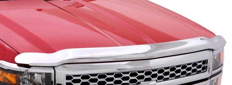 AVS 11-14 Chevy Silverado 2500 High Profile Hood Shield - Chrome