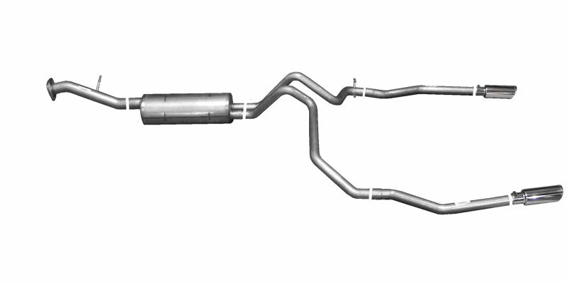 Gibson 00-01 Chevrolet Tahoe Base 4.8L 2.25in Cat-Back Dual Split Exhaust - Stainless