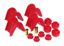 Load image into Gallery viewer, Prothane 66-79 Ford Trucks 14-Piece Bushing Set - 7deg Offset - Red