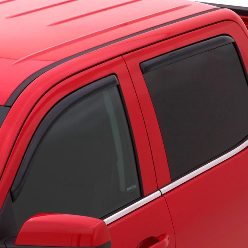 AVS 07-18 Jeep Patriot Ventvisor In-Channel Front & Rear Window Deflectors 4pc - Smoke