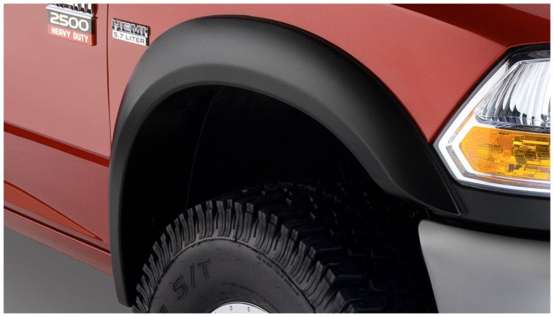 Bushwacker 10-18 Dodge Ram 2500 Fleetside Extend-A-Fender Style Flares 4pc 76.3/98.3in Bed - Black