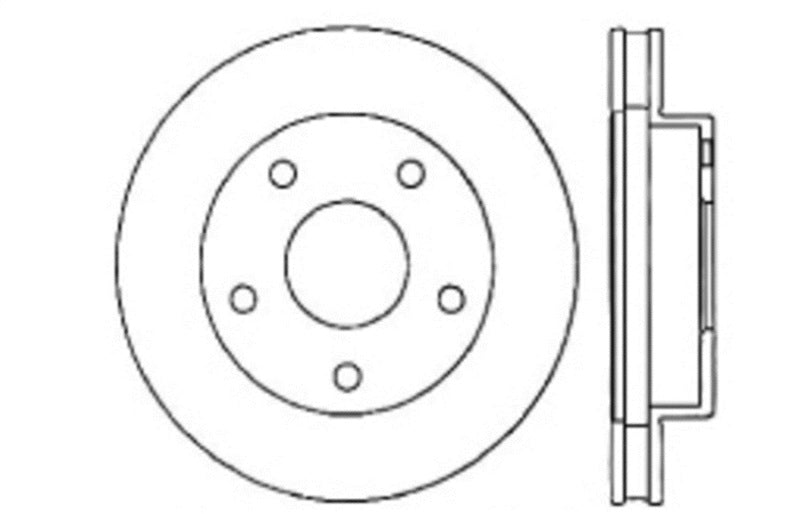 StopTech Slotted & Drilled Sport Brake Rotor