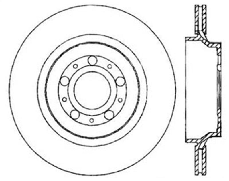 StopTech Slotted & Drilled Sport Brake Rotor