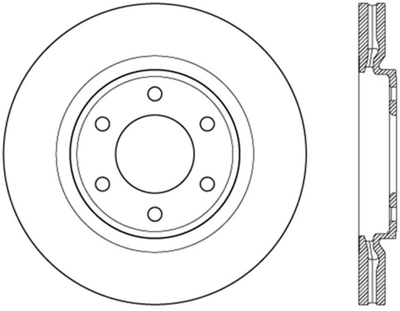 StopTech Slotted Sport Brake Rotor