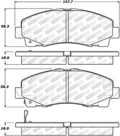 StopTech Street Select Brake Pads - Rear