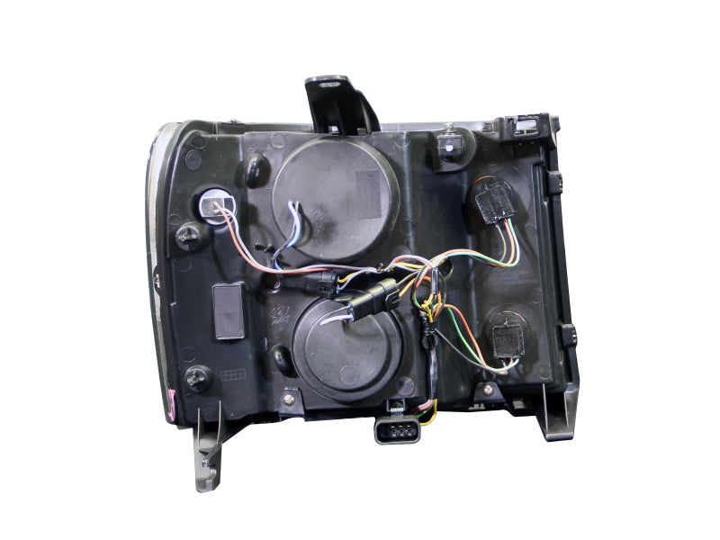 ANZO 2007-2013 Gmc Sierra 1500 Projector Headlights w/ U-Bar Black