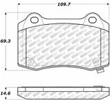 StopTech Street Select Brake Pads - Rear