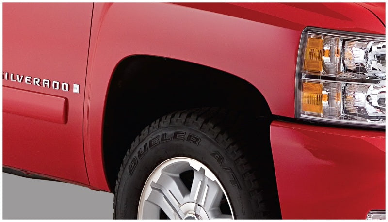 Bushwacker 07-13 Chevy Silverado 1500 Fleetside Extend-A-Fender Style Flares 4pc 69.3in Bed - Black