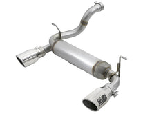Load image into Gallery viewer, aFe Rebel Series 2.5in 409 SS Axle-Back Exhaust w/ Polished Tips 2018+ Jeep Wrangler (JL) V6 3.6L