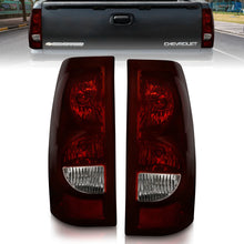 Load image into Gallery viewer, ANZO 2003-2006 Chevrolet Silverado 1500 Taillights Taillights Dark Red/Clear Lens (OE Style) (Pair)