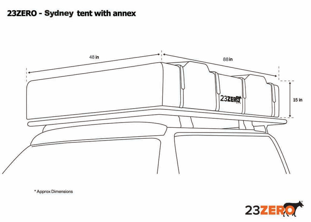 23ZERO WALKABOUT™ 87 HUGE BED WITH LIGHT SUPPRESSION TECHNOLOGY