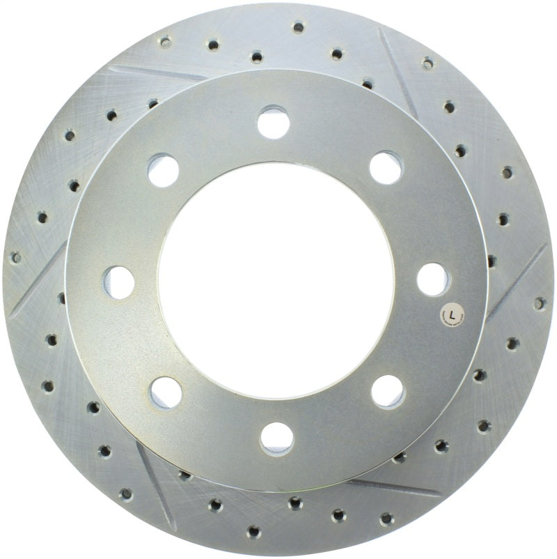 StopTech Select Sport Drilled & Slotted Rotor - Left - Rear