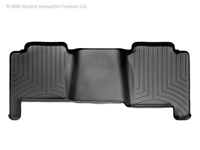 WeatherTech 04-08 Ford F150 Super Crew Rear FloorLiner - Black