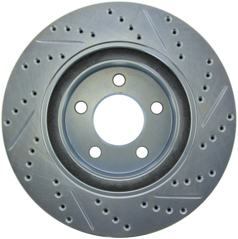 StopTech Select Sport Drilled & Slotted Rotor - Front Left