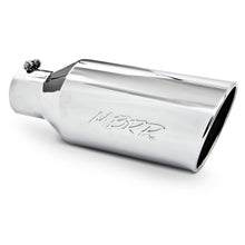Load image into Gallery viewer, MBRP Universal Tip 7inch O.D. Rolled End 4inch inlet 18inch length - T304 (SINGLE TIP)