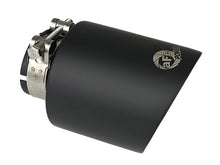 Load image into Gallery viewer, aFe Takeda 304 SS Clamp-On Exhaust Tip 2.5in. Inlet / 4.5in. Outlet / 7in. L - Black