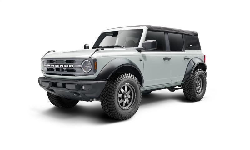 Bushwacker 2021+ Ford Bronco 4-Door Extend-A-Flares 4pc - Black