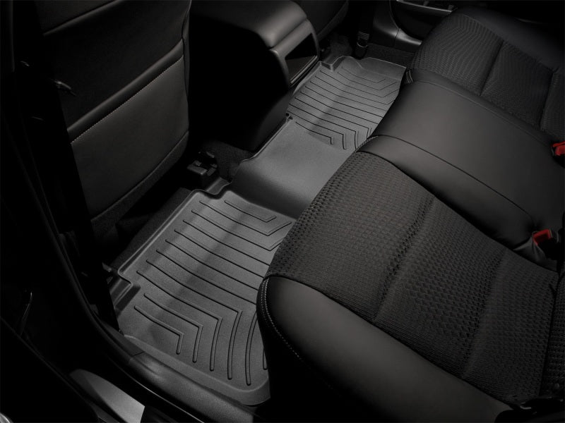 WeatherTech 07+ Toyota Tundra Double Cab Rear FloorLiner - Black