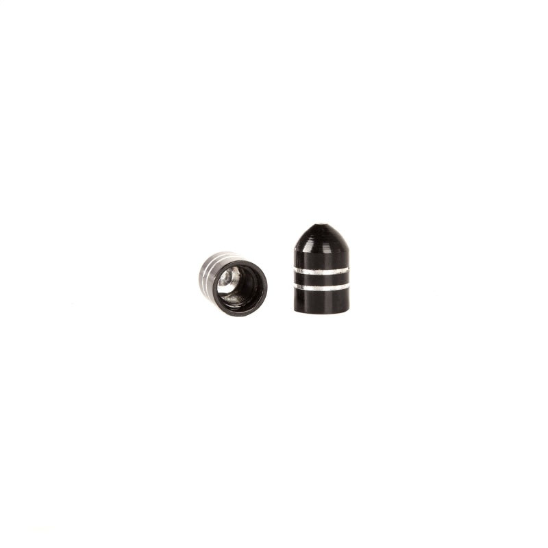 Rugged Ridge Valve Stem Cap Aluminum Black 5 Pack