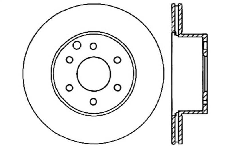 StopTech Slotted & Drilled Sport Brake Rotor