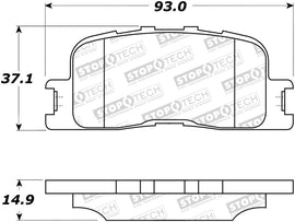 StopTech Street Brake Pads