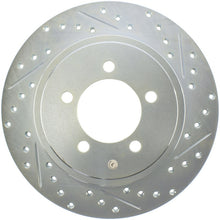 Load image into Gallery viewer, StopTech Select Sport Drilled &amp; Slotted Rotor - Rear Left