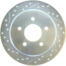 Load image into Gallery viewer, StopTech Select Sport 98-04 Ford Ranger (Rear Disc) Slotted and Drilled Right Rear Rotor