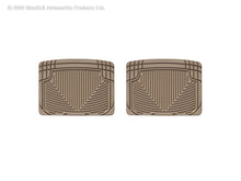 Load image into Gallery viewer, WeatherTech 93 Mercedes-Benz 300CE Rear Rubber Mats - Tan