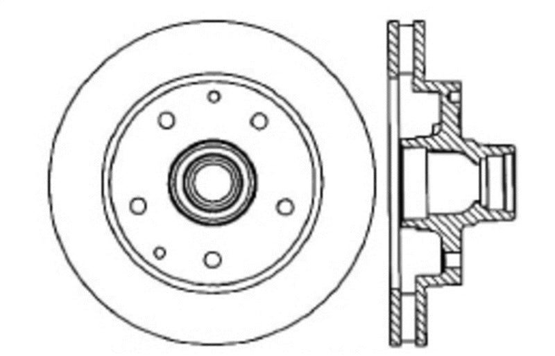 StopTech Slotted & Drilled Sport Brake Rotor