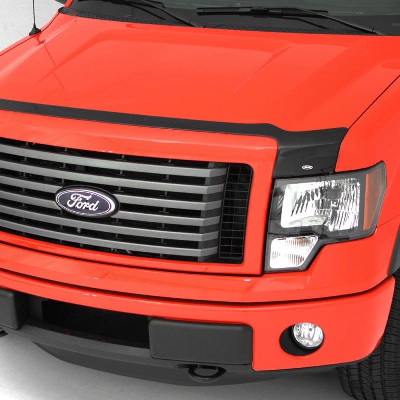 AVS 07-14 Chevy Tahoe (Excl. Hybrid Models) Aeroskin Low Profile Acrylic Hood Shield - Smoke