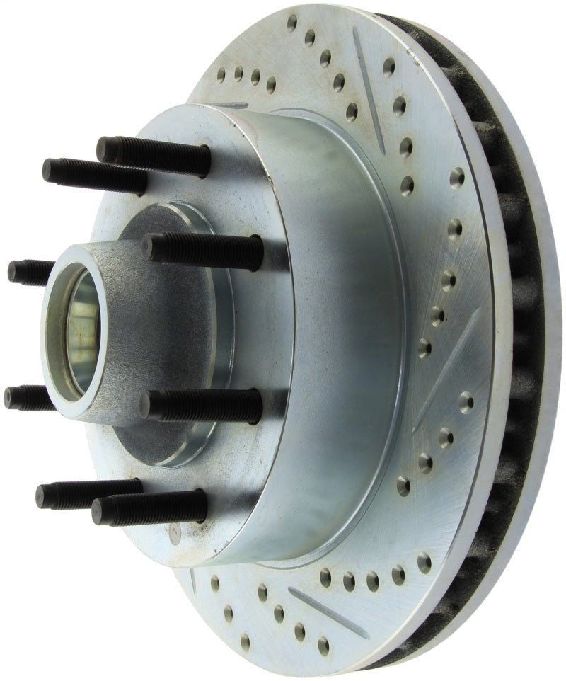 StopTech Select Sport Drilled & Slotted Rotor - Front Right