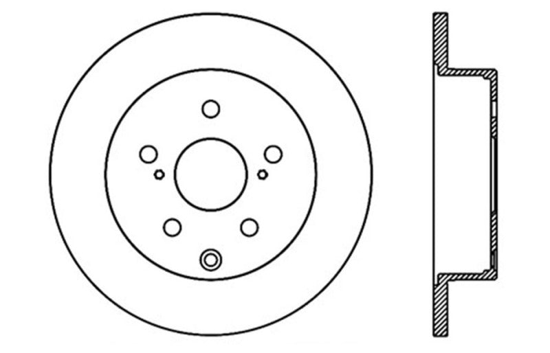 StopTech Slotted & Drilled Sport Brake Rotor