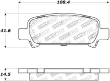 Load image into Gallery viewer, StopTech Street Touring 05-09 Subaru Legacy Rear Brake Pads