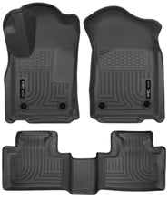Load image into Gallery viewer, Husky Liners 16 Dodge Durango/Jeep Grand Cherokee Weatherbeater Black Front &amp; 2nd Seat Floor Liners