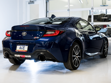 Load image into Gallery viewer, AWE Subaru BRZ / Toyota GR86 / Toyota 86 Track Edition Cat-Back Exhaust- Diamond Black Tips